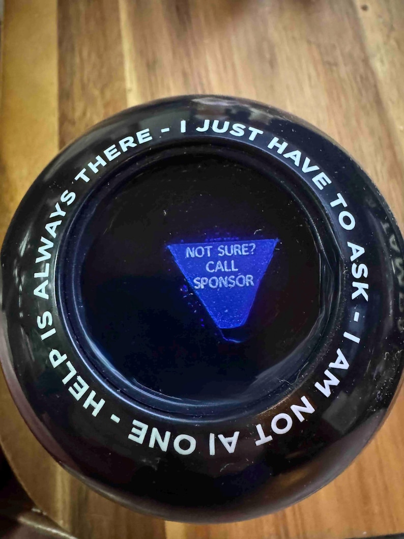 Recovery 8 Ball - Funniest Sobriety Gift image 6