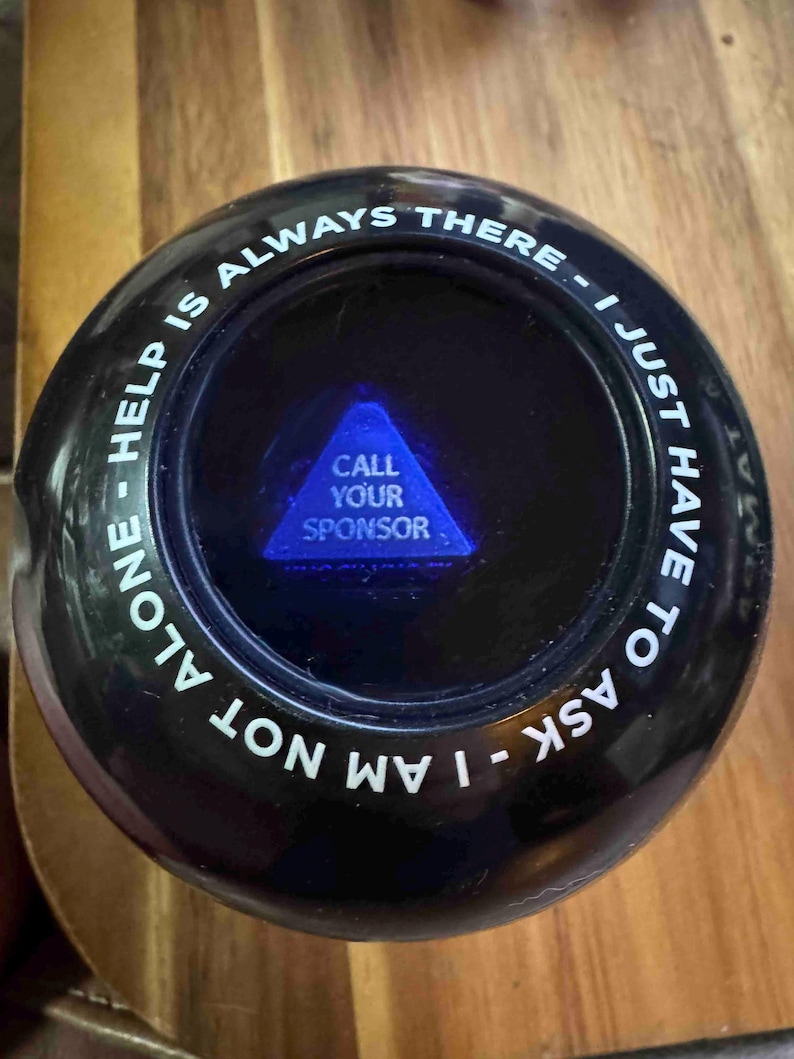 Recovery 8 Ball - Funniest Sobriety Gift image 9