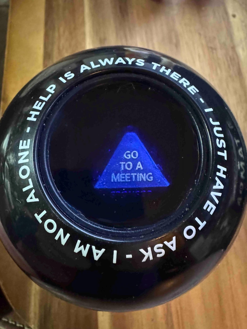 Recovery 8 Ball - Funniest Sobriety Gift image 8
