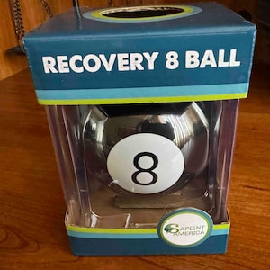 Recovery 8 Ball - Funniest Sobriety Gift image 1