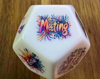 Sober Dice, Recovery Gift, Meeting Tool, Sponsor Gift...