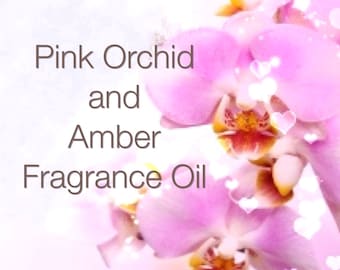 PINK ORCHID and AMBER Fragrance Oil w/1oz a wee touch of Pheromone 1 oz Sensual Perfume Oil Body Fragrance Roll On