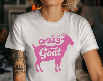 Camiseta de Cabra Loca: Divertida camiseta para amantes de los animales