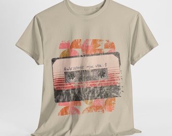 Mix Vol. 1 T-Shirt, Retro Cassette Graphic Tee