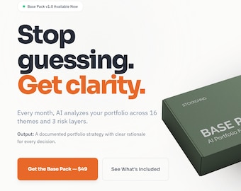 AI Investing Rahmenwerk für Stocks & Krypto, ChatGPT Portfolio Tracker Prompts, Digital Download