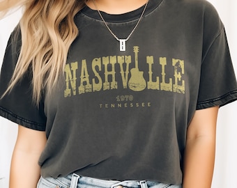 Nashville Tennessee 1970s Graphic Tee: Country Music Shirt