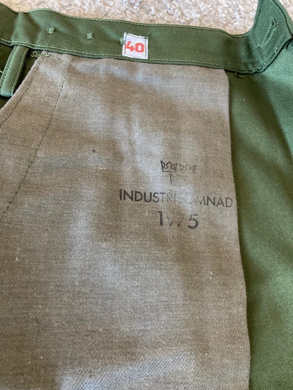 Restructured Waistline Skirt Military Green