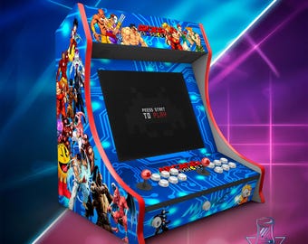 Arcade Classic Arcade Cabinet Bartop | Universal Bartop Design | | Multi Game Arcade Cabinet Stickers | Multicade | Custom Bartop Decals