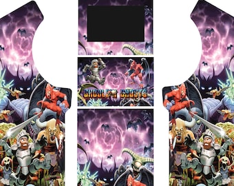 Ghost And Gobblins Arcade cabinet machine arcade vinyl