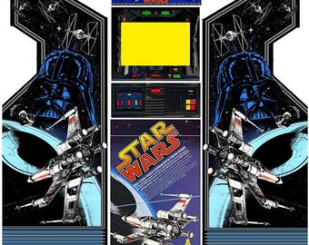 Máquina de arcade Star Wars Atari com vinil