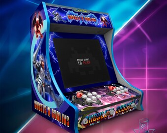 Ghosts n Goblins Bartop Arcade Vinyl | Retro Arcade Artwork | Classic Arcade Cabinet Stickers | Multicade Bartop Design | Gaming Decals