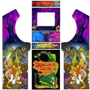 Stickers Pop Art Pour Borne D'arcade MAME - Autocollants Univers De Jeu