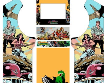 Cadillac And Dinosaurs Arcade cabinet machine arcade vinyl