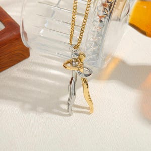 カップルハグネックレス/女性用ハグ恋人ネックレス/カップルネックレス/お揃いネックレス/誕生日プレゼント/母の日ギフト/バレンタインデーギフト