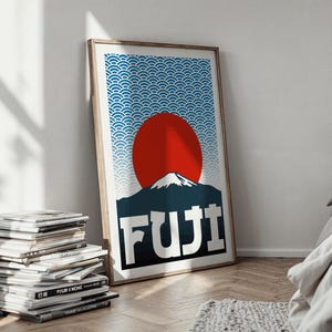 Japanese Wall Art: Iconic Mount Fuji Art Print