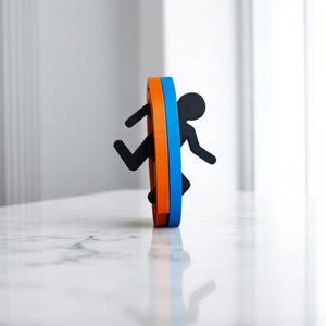 Portal fridge magnet set
