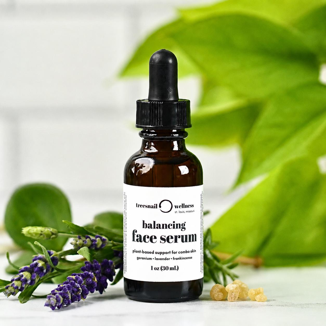Balancing Face Serum - Natural Botanical Oil for Combination Skin