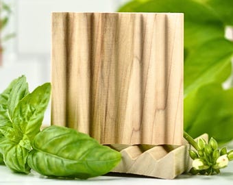 Wooden Soap Deck – Natural Soap Saver Dish for Handmade Soap Bars