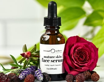 Mature Skin Face Serum – Nourishing Anti-Aging Botanical Oil
