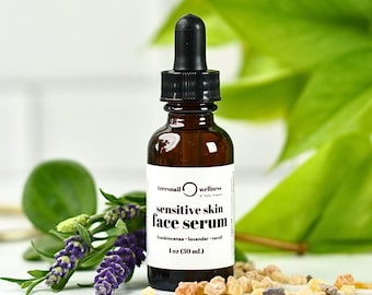 Sensitive Skin Face Serum – Gentle Calming Botanical Facial Oil