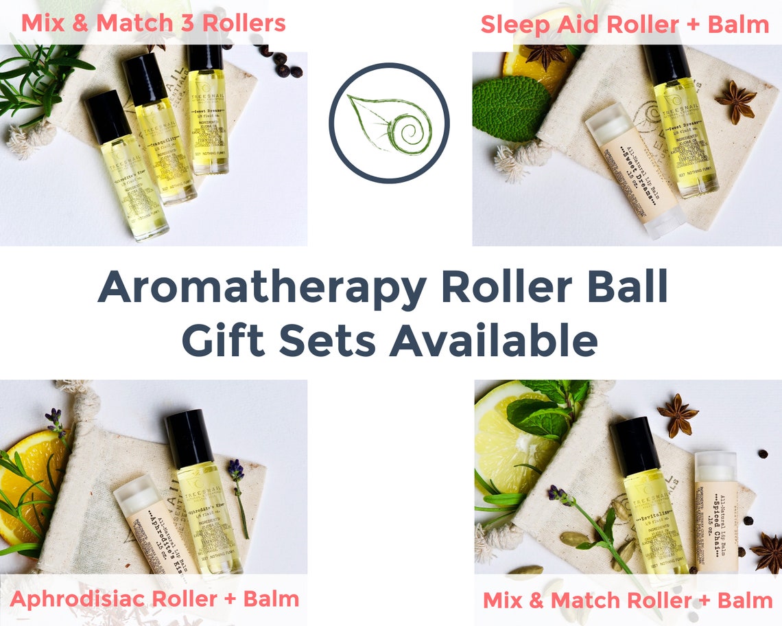 Stress Aromatherapy Roller Ball Calming Relaxation Essential Etsy