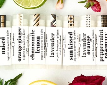 Bulk Organic Lip Balms – Sets of 25, 50, 75, or 100 | Natural Party Favors