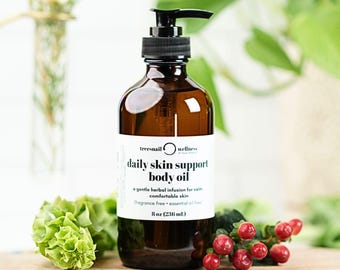 Natural Body Oil for Sensitive Skin – Herbal Infused After Sun Care