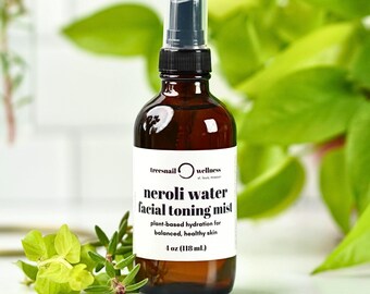 Neroli Water Facial Mist – Soothing Hydrosol Toner for Sensitive Skin