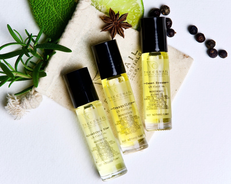 Set of 3 Aromatherapy Roller Balls Mix & Match Pure image 0
