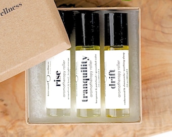 Essential Oil Roller Gift Set – Choose Any 3 Blends (10 mL)