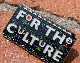 For the Culture soft enamel pin, Pins, Pin Badge, Enamel Pins, Custom Enamel Pins, Limited Edition Pins