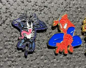 Spider-man, Venom & Carnage Enamel Pin Set - Etsy