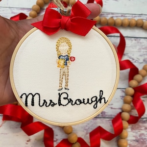 Personalized Teacher Christmas Ornament - Teacher Christmas Gift