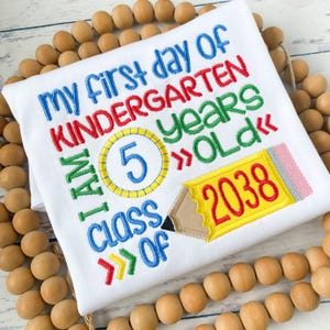 First Day of Kindergarten Shirt - Kindergarten Shirt - First Day of School Shirt - Boys Kindergarten Shirt