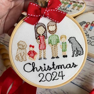 Personalized Family Christmas Ornament - Keepsake Holiday Ornament