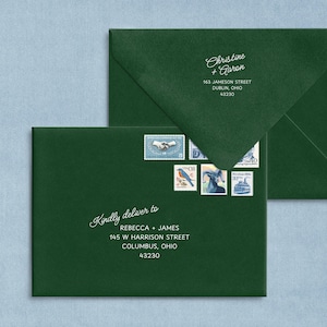 Envelope Address Template | Printable and Editable Envelope Address | Cute Wedding Envelopes | Canva Ready Design