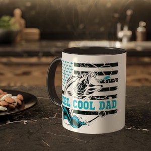 Angeln Papa Becher, Angeln Papa Geschenk, Angeln Becher, Angeln Papa Geschenk, Outdoor Papa Geschenk, Reel Cool Papa Becher, Papa Kaffeebecher