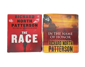 Richard North Patterson Lot of 2 Audio Books - The Race - In The Name of Honor