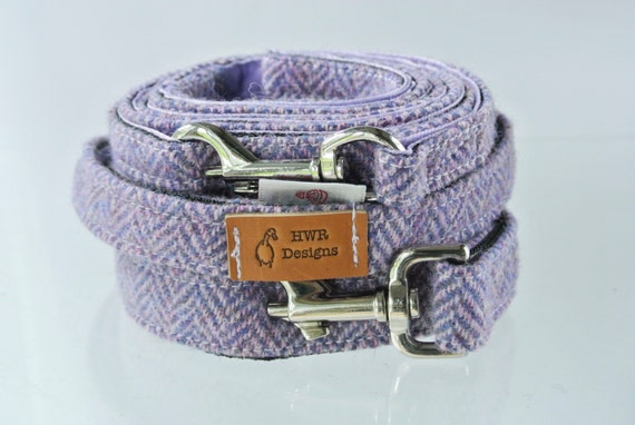 harris tweed dog lead