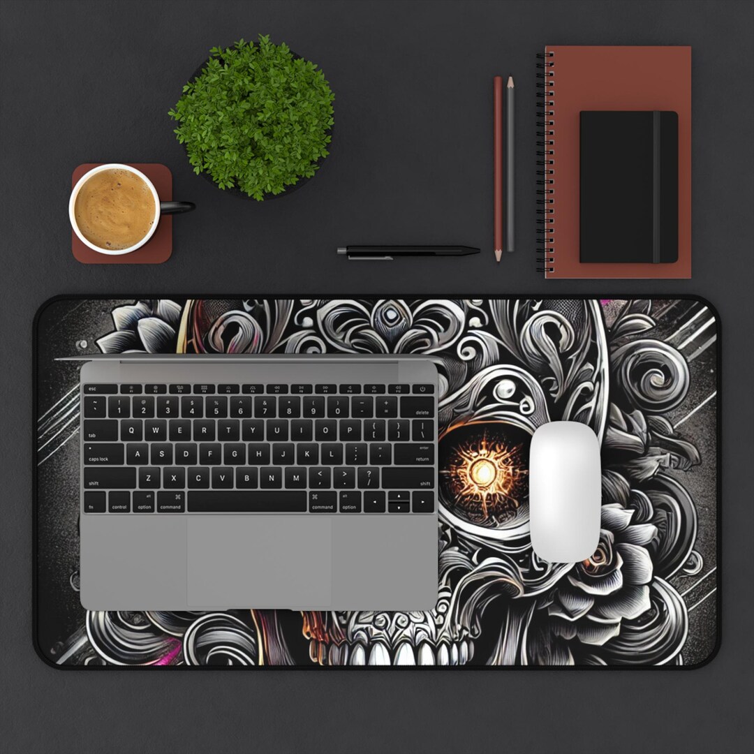 Skull Desk Mat, Skull Design Desk Mat, Desk Mat Skull Design, Desk Mat ...
