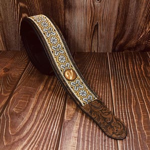 The Pachelbel Strap - Vtar Handmade Vegan Acoustic/Electric/Bass Guitar Straps