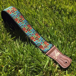 The Pinball Wizard Strap - Vtar Handmade Vegan Acoustic/Electric/Bass Guitar Straps