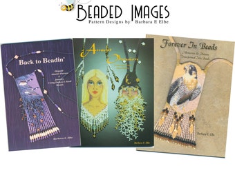 Delica Bead Pattern Books: Earrings, Amulet Purse & Tapestries