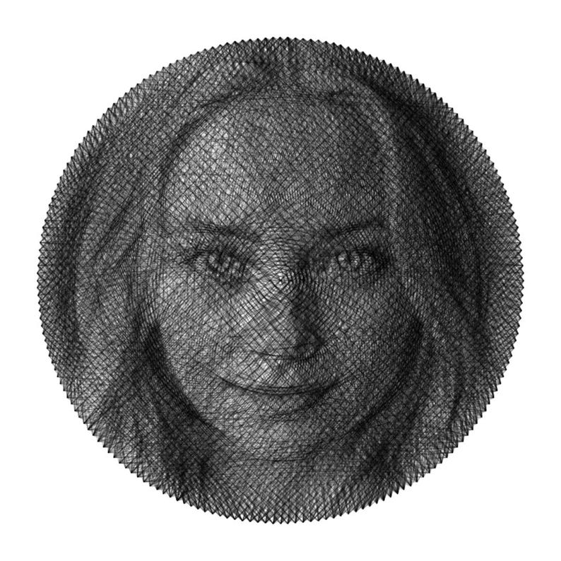 Custom String Art Portrait Kit: DIY Photo Gift, Wall Art bild 7