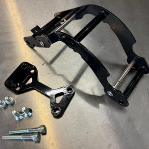 Honda S90 engine adaptor and footpeg bracket set