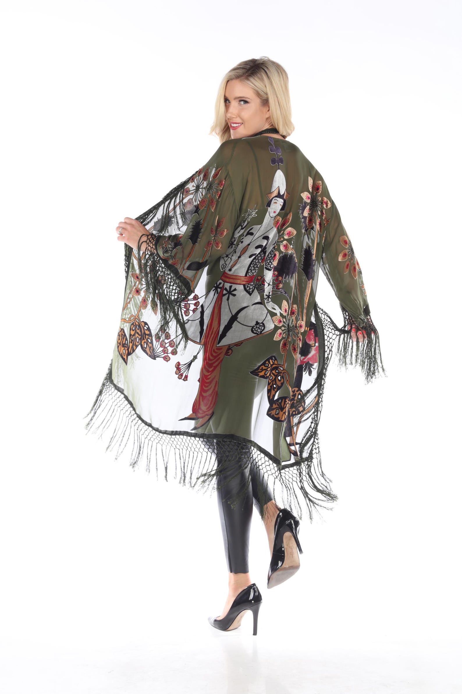 Charlie Fringe Kimono