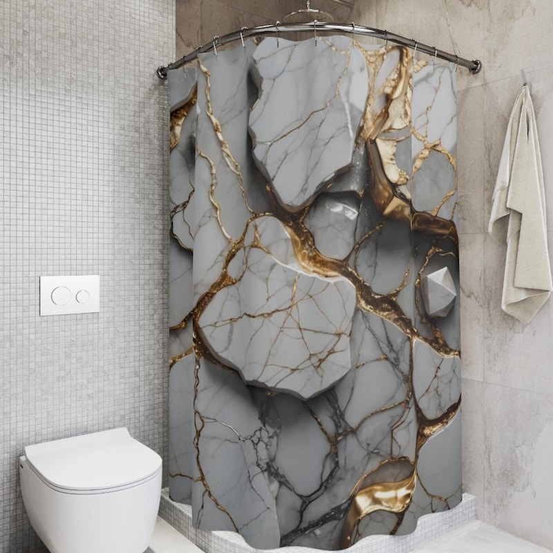 Gold Hoard Shower Curtain NCU0NTV941