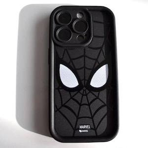 Coque de portable Spiderman Web Marvel, coque de protection en silicone Spider pour iPhone, modèles Pro Max 15 14 13 12