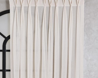 Sheer Curtain Panels for Bedroom, Living Room, 16 Colors Track Options, Custom Size Drapery