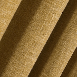 Linen Curtain Panels for Bedroom, Living Room, 23 Colors, Grommet, Rod pocket, Hook/Ring, Track Options , Custom Size Drapery